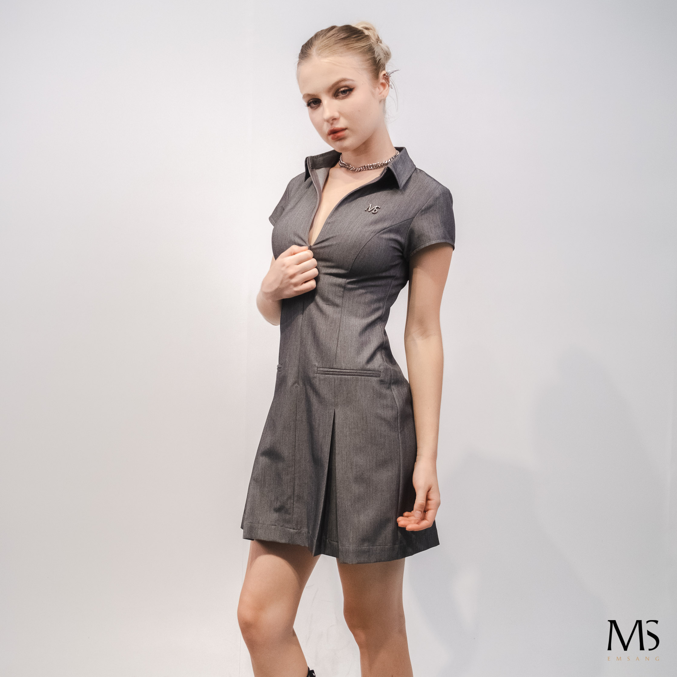 Đầm Kiểu Ngắn Tay 11011309