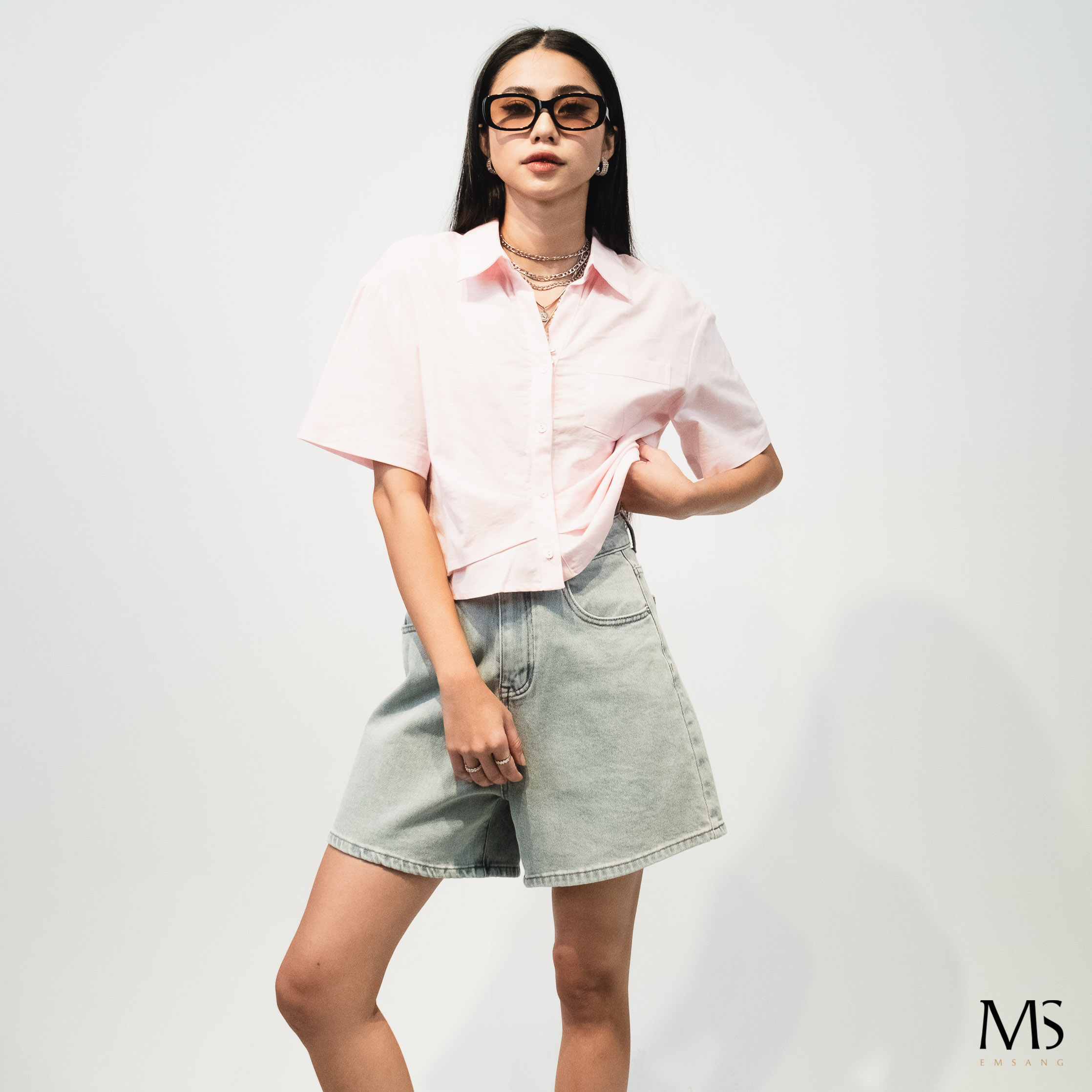 Áo Sơ Mi Croptop 10611510